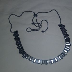 Kendra Scott necklace Harper choker hematite